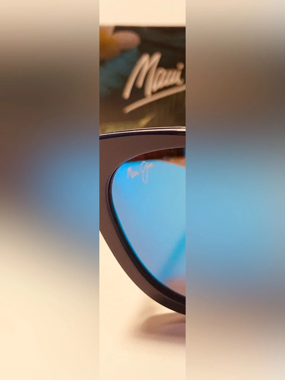 Maui Jim Wood Rose Blue Round Polarized Sunglasses Mj870-03 Brand New NIB Set